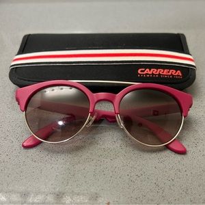 Carrera Clubmaster Red Sunglasses with case